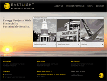 Tablet Screenshot of eastlightventures.com